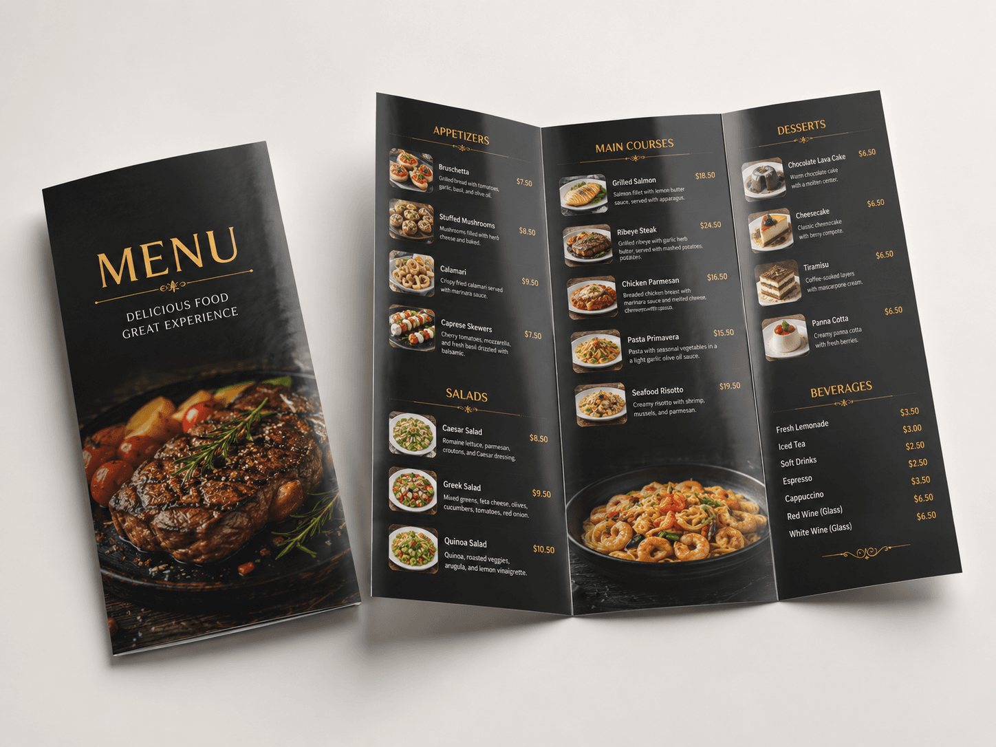 Menu (Glossy Lamination 350gsm)