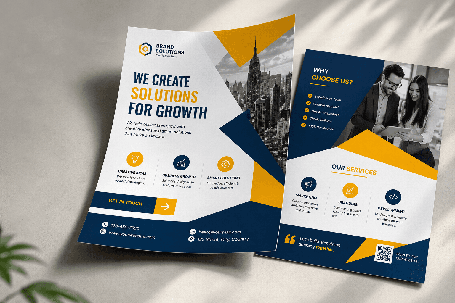 Flyer Real Size (Wood-free 100gsm)