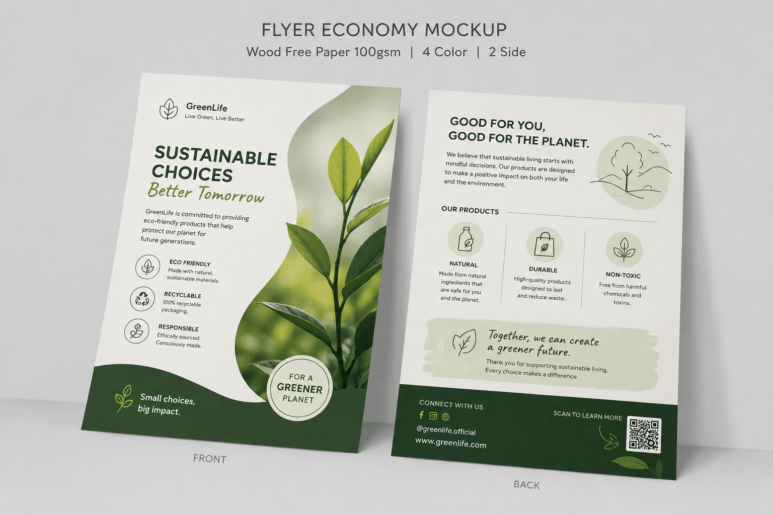 Flyer Real Size (Glossy 115gsm)