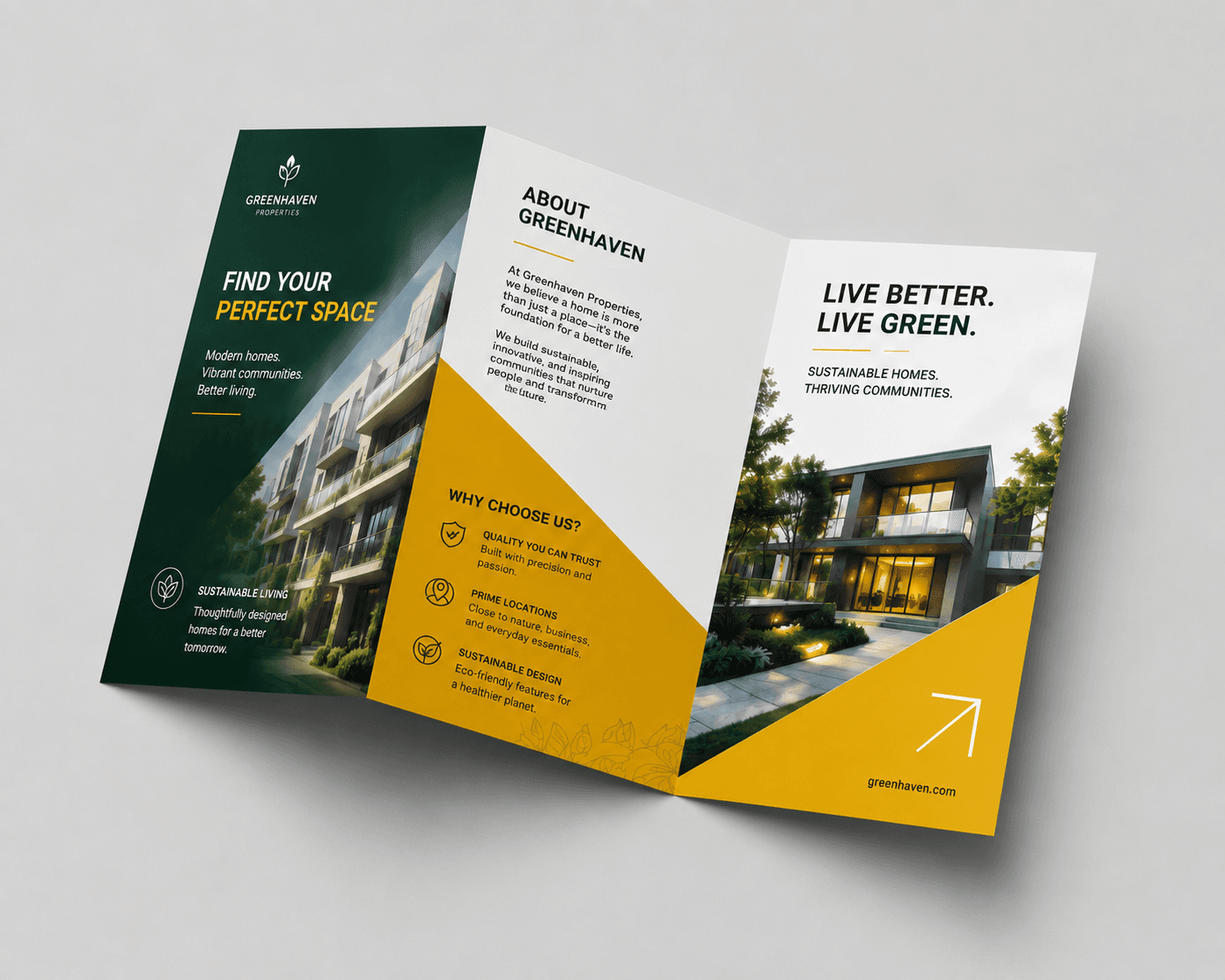 Brochure Real Size (Glossy paper 115gsm)