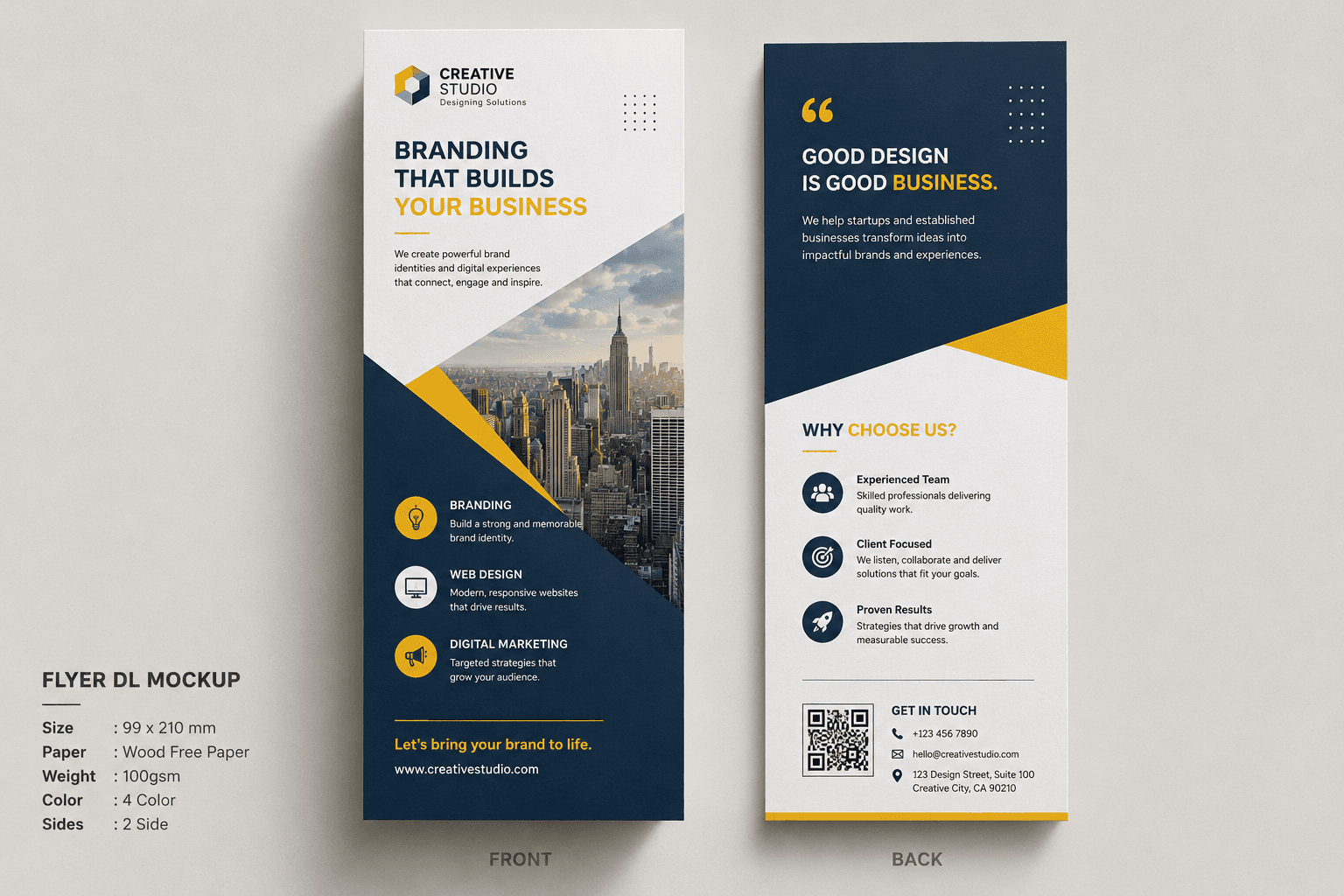 Flyer DL (Wood-free 100gsm)