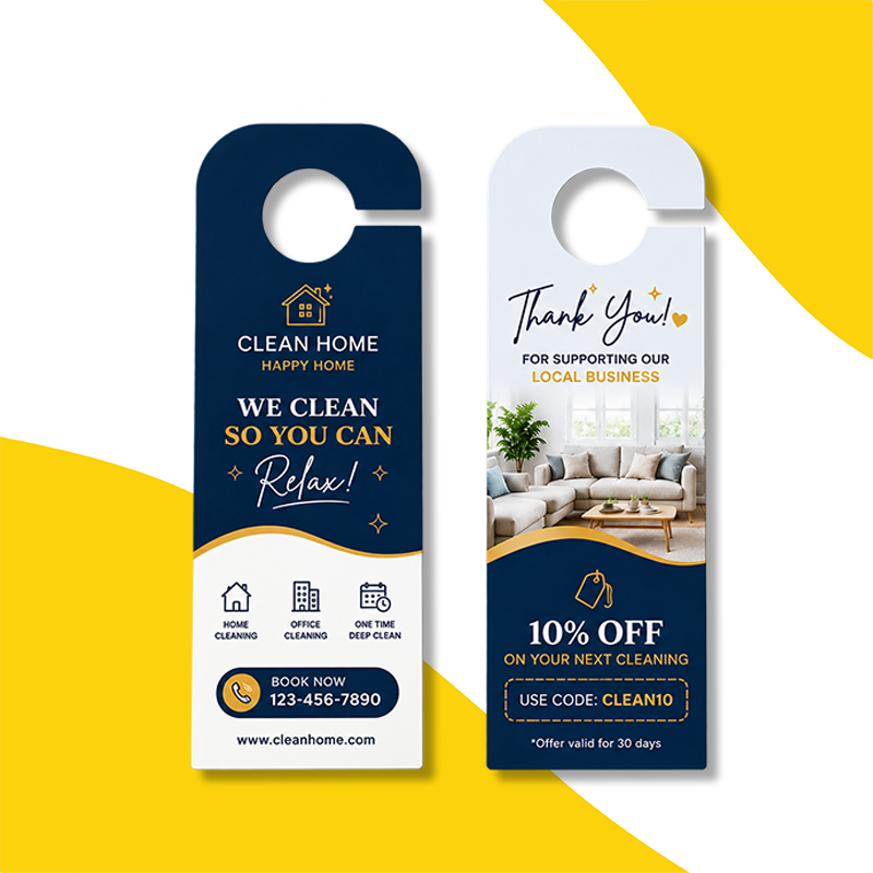 Door Hanger Matt Lamination