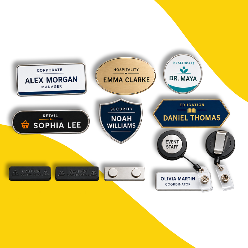 Magnetic Name Badge
